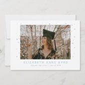 星の卒業発表に手を伸ばす 案内状 (正面)