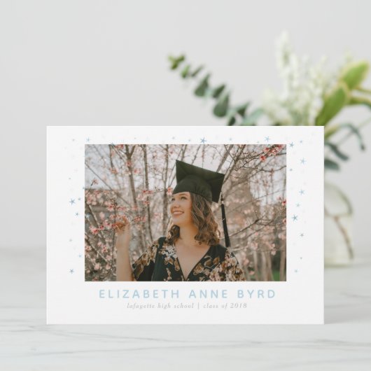 星の卒業発表に手を伸ばす 案内状 (スタンド正面)