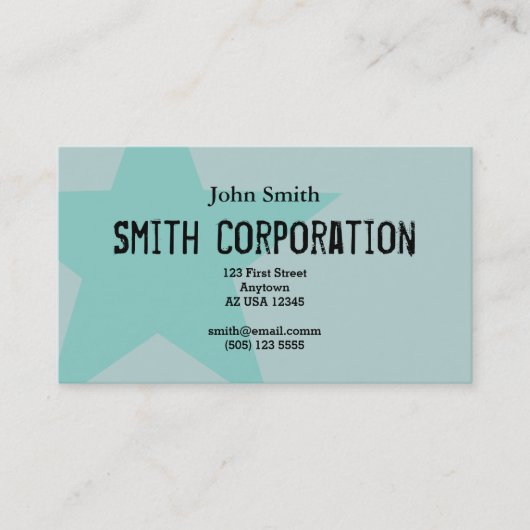 星の名刺 名刺 (正面)