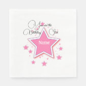 星の名前でパーソナライズする紙 スタンダードランチョンナプキン (正面)
