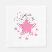 星の名前でパーソナライズする紙 スタンダードランチョンナプキン (正面)