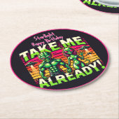 星の向こうへ行って ラウンドペーパーコースター (アングル)