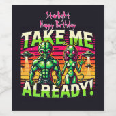 星の向こうへ行って ワインラベル (シングルラベル)