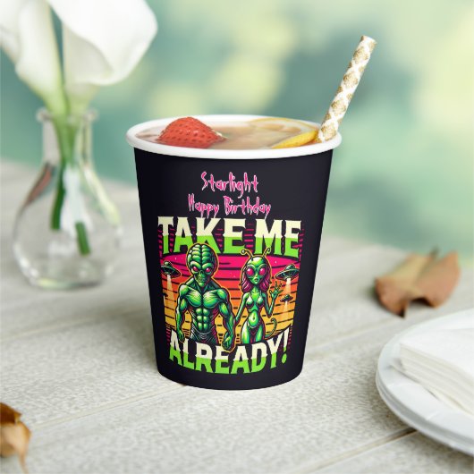 星の向こうへ行って 紙コップ (インサイチュ)