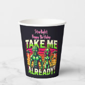 星の向こうへ行って 紙コップ (正面)