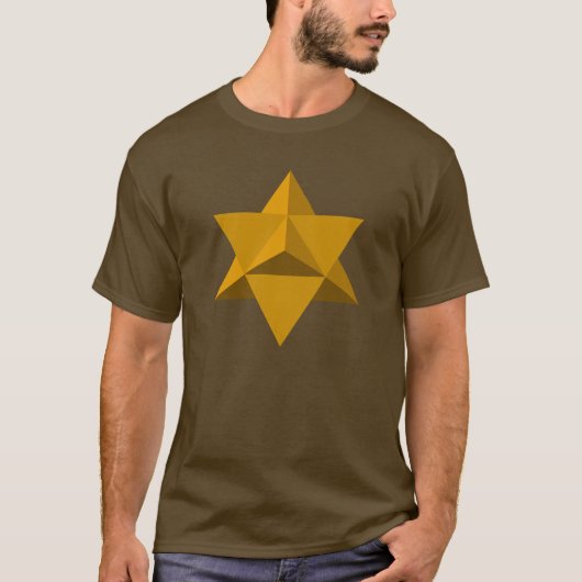 星の四面体 Tシャツ (正面)