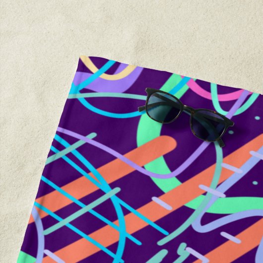 星の地図 ビーチタオル (インサイチュ)