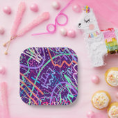 星の地図 ペーパープレート (パーティー)