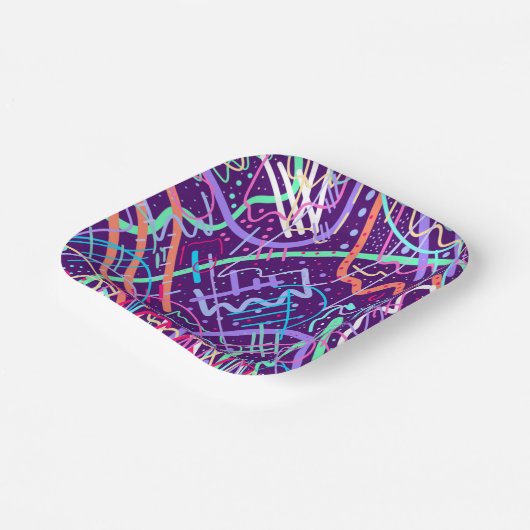 星の地図 ペーパープレート (傾斜あり)