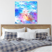 星の地平線 キャンバスプリント (インサイチュ (寝室))