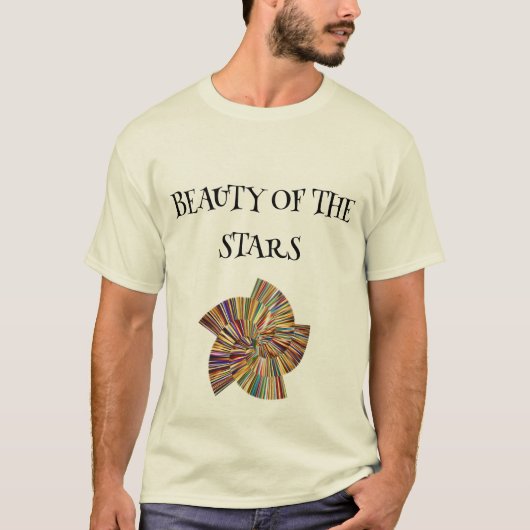星の基本ティーの美しい Tシャツ (正面)