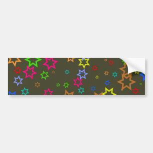 星の壁紙 バンパーステッカー