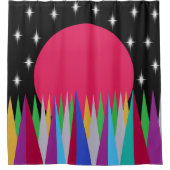星の夕焼け シャワーカーテン (正面)