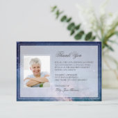 星の夜のお葬式ありがとう |記念カード サンキューカード (スタンド正面)