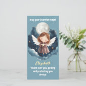 星の夜のガーディアンエンジェルGilllブックマーク サンキューカード (スタンド正面)