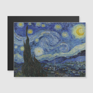 星の夜のヴィンセント・ヴァン・ゴッホ マグネット招待状
