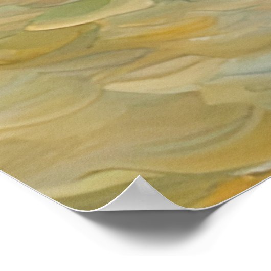 星の夜の孔雀 ポスター (角)