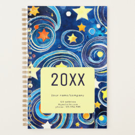 星の夜の新年 プランナー手帳