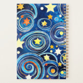 星の夜の新年 プランナー手帳 (裏面)