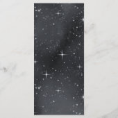 星の夜の月のフェーズ結婚のフラットメニュー メニュー (裏面)