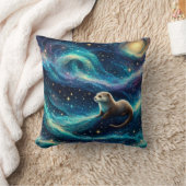 星の夜の海 クッション (ブランケット)