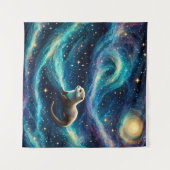 星の夜の海 タペストリー (正面(横))