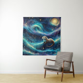 星の夜の海 タペストリー (インサイチュ)