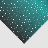 星の夜の輝くティール(緑がかった色) 薄葉紙 (詳細)