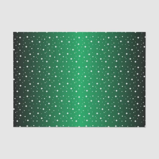 星の夜の輝く緑 薄葉紙 (正面)