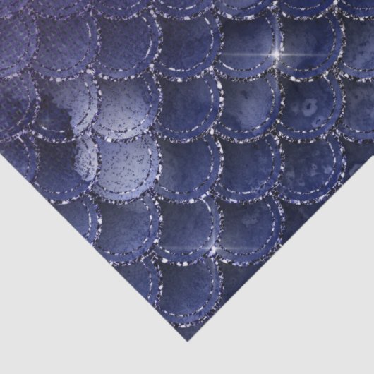 星の夜はかりで測の切り離し下の紫色の魚 薄葉紙 (詳細)