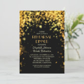 星の夜明かりのリハーサルディナー招待状 招待状 (スタンド正面)