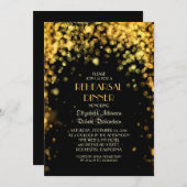 星の夜明かりのリハーサルディナー招待状 招待状 (正面/裏面)