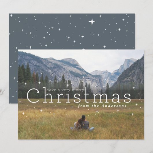 星の夜 シーズンカード (正面/裏面)