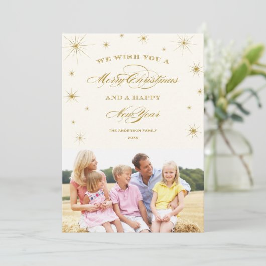 星の夜 |ホリデーカード シーズンカード (スタンド正面)