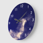 星の夜 ラージ壁時計 (傾斜)
