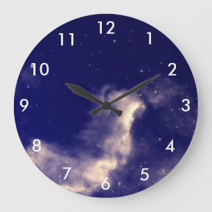星の夜 ラージ壁時計