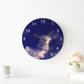 星の夜 ラージ壁時計 (ホーム)
