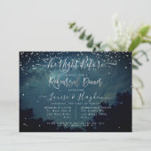 星の夜、前夜の発表、リハーサル発表 招待状 (スタンド正面)