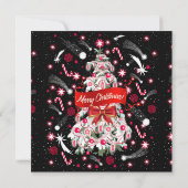 星の夜 招待状 (裏面)