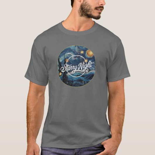 星の夜 Tシャツ (正面)