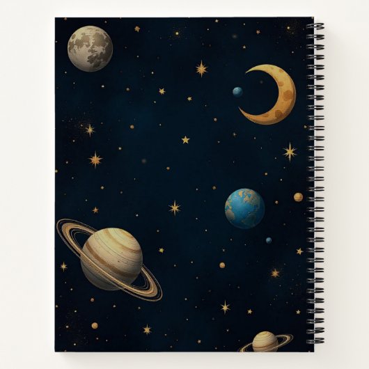 星の夢と決意 ノートブック (裏面)