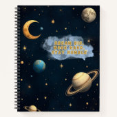 星の夢と決意 ノートブック (正面)