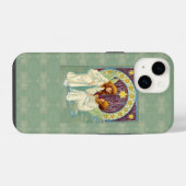 星の天使と花 iPhoneケース (裏面横)