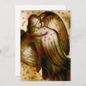 星の天使のグリーティングカード シーズンカード (正面/裏面)