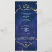 星の天空プログラムの中の夜 メニュー (裏面)