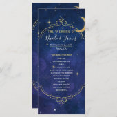 星の天空プログラムの中の夜 メニュー (正面/裏面)