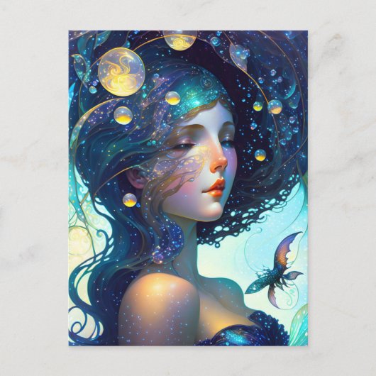 星の女のポストカード ポストカード (正面)