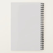 星の女性パープル&ブラウン小さなハードカバー ノートブック (裏面)