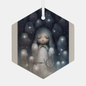 星の妖精を自分で作る ガラスオーナメント (裏面)