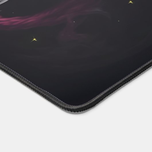 星の威厳：ゴシック風の宇宙龍デスクマット デスクマット (コーナー)